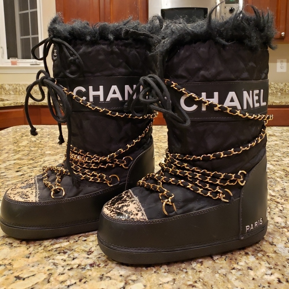 Rare Vintage Chanel Moon Boots
